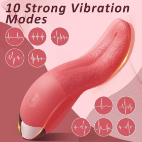 Tongue Clit Licking Vibrator G-Spot Sucking Oral Massager Sex Toys For Women Share(Must Provide A Hazardous Materials Shipping Label For Self-pic