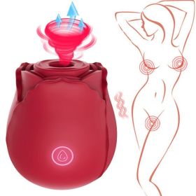 Discreet 10 Speed Personal Massage Vibrator sucking Massager for Women(Must Provide A Hazardous Materials Shipping Label For Self-pickup By USPS) (Color: Red)